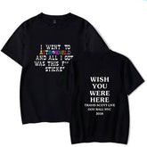 “WISH YOU WERE HERE” Men’s Streetwear Casual T-Shirt